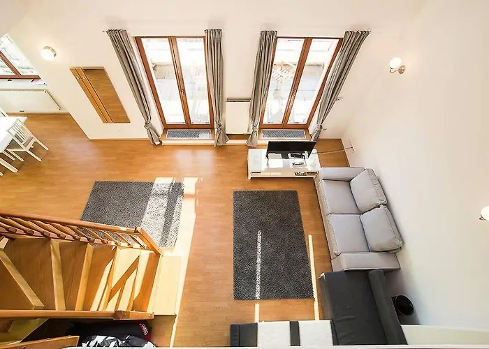 Great Terrace In Big, Flat Praga