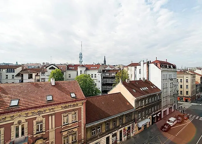 Great Terrace In Big, Flat Appartement Prague